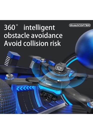 Akıllı 8k Çift Kameralı Katlanabilir Drone, Gps Destekli, Yüksek Hızlı Ve Profesyonel Drone-1449