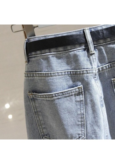 Plaj Yaz Kadın Kot Etek Klasik Açık Mavi Yüksek Bel Günlük Kot Bayan Kot Etek Siyah