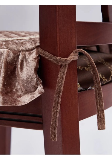 Burush Döşeme Minderi 50x50cm, Fermuarlı 127595732 Koyu Bej