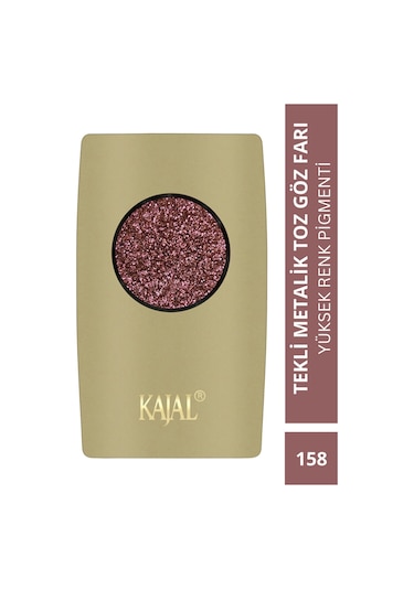 Kajal Metalik Işıltılı Toz Göz Farı Eyeshadow No:158
