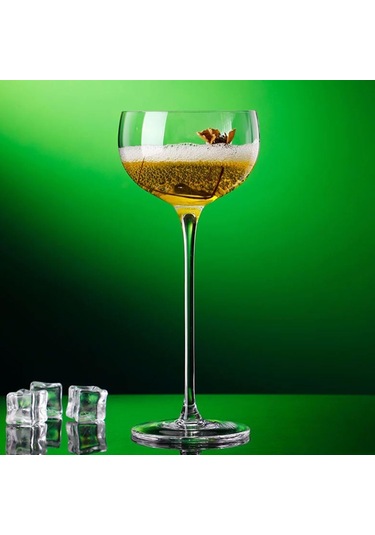 Güzel Uzun Saplı Gözlükler Kristal Cam Kokteyl Gözlükleri 150ml/5.1oz Ev Bar Otel İçin Kişiselleştir