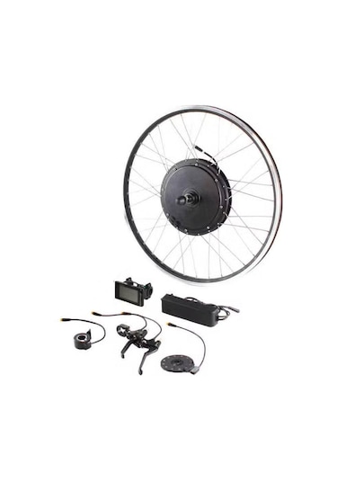 Elektrikli Bisiklet Dönüşüm Kiti 48v 1000w Siyah