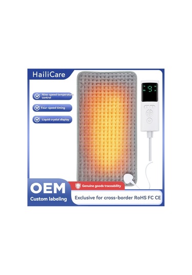 Gajeena Ev İçi Fizyoterapi Isıtıcı Pad 30x60cm - 10 Seviye Sıcaklık Kontrolü Ve 3 Modlu Zamanlayıcı, Avrupa Standartı 220v