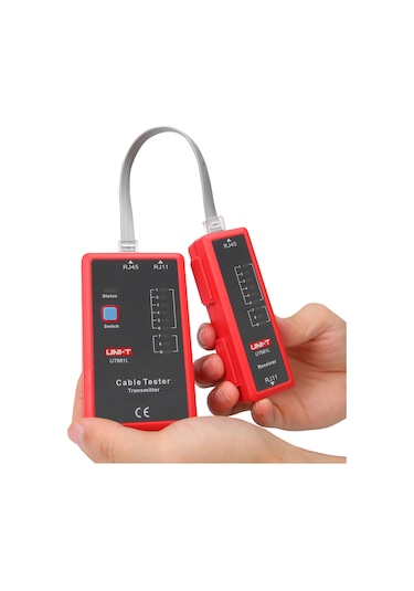 Unı-t Ut681l Rj45 Rj11 Kablo Lan Test Cihazı Ağ Kablosu Telefon Hattı Çift Kullanımlı Test Cihazı Led Durum Göstergesi Nc/hdmı Onarım Aracı