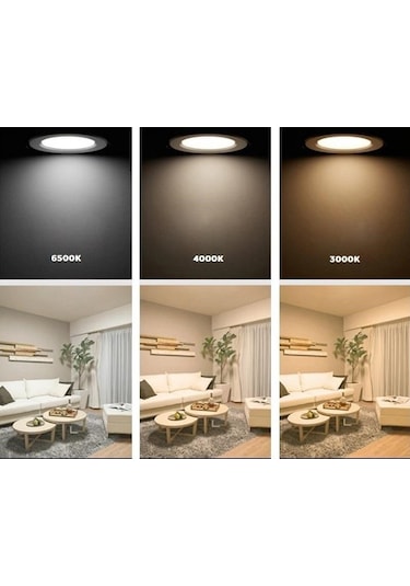 Helios Opto 3w Sıva Altı Yuvarlak Panel 3200k Günışığı Işık Hs 10