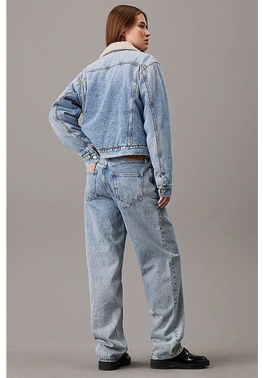 Regular Sherpa Denım Jacket Denım Mavi