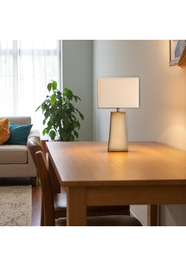 Pelta Açık Kahve Abajur Kahverengi