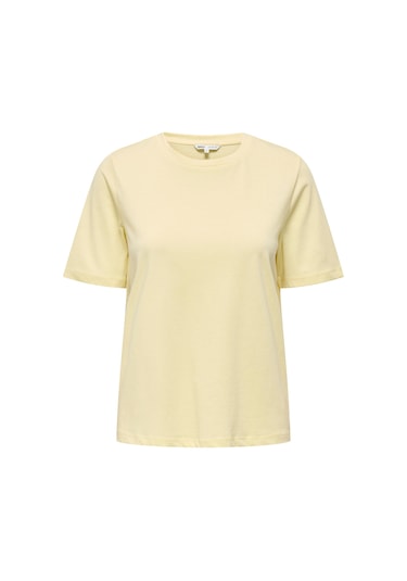 Only Bayan T Shirt 15270390 Açık Sarı Açık Sarı