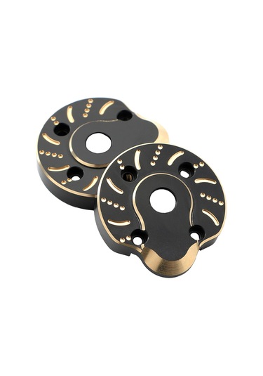 Yaozixa Axial Capra Utb Scx10 Iıı Axı03007 İçin 2 Adet Bakır Ağırlık Köprüsü - Siyah Ve Altın Rengi Rc Araba Yedek Parçası