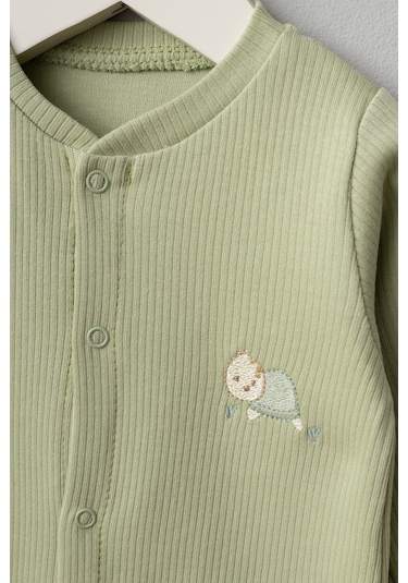 Bebitof 10 Parça Gülen Kaplumbağa Hastane Çıkışı Pamuklu Haki