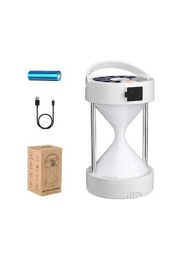 Dancemonkey 5809 Solar Kum Lambası Beyaz Kamp Lambası, Dayanıklı Çadır Işığı Beyaz