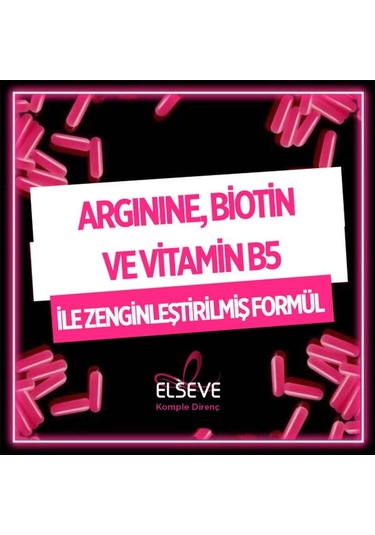 Elseve Komple Direnç Dökülme Karşıtı Saç Bakım Kremi 390 ML