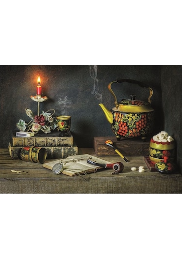Nova Puzzle 44006 - Çay Molası 1500 Parça Mini Puzzle