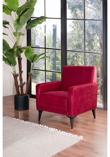 Linda Berjer Yüksek Ayaklı Bordo Bordo