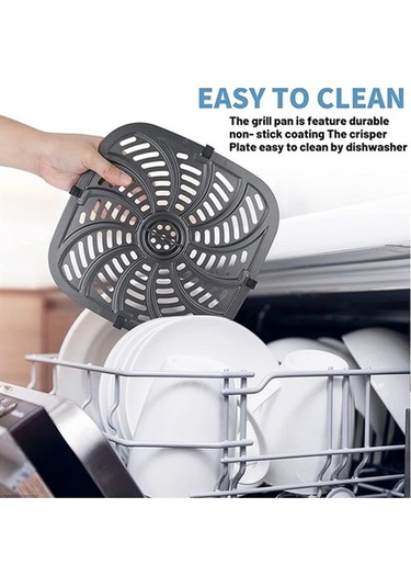 Ulzyvf Yedek Tavası, Siyah Izgara İçin Fryer Fryer Chefman Aksesuarları Air Air Jd Siyah