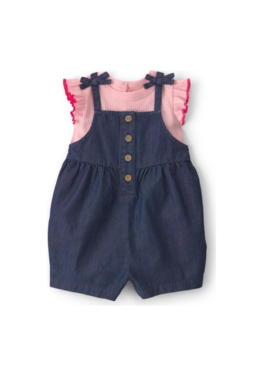 Carter's Kız Bebek Salopet Set 1u563510 Pembe-mavi