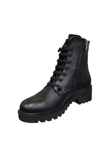 Venüs 1950838k Su Geçirmez Waterproff Topuklu Kadın Deri Bot Siyah