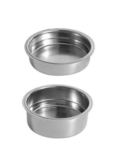 Fastbuy Kahve Makinesi Filtre Kafesi - 51 Tekli/çiftli, Paslanmaz Gümüş Filtreler Gümüş