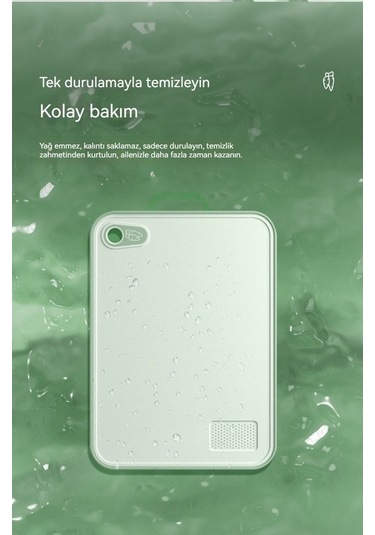 Dancemonkey Buğday Samanı Kesme Tahtası, Ev Tipi Plastik Kesme Küf Geçirmez Pembe