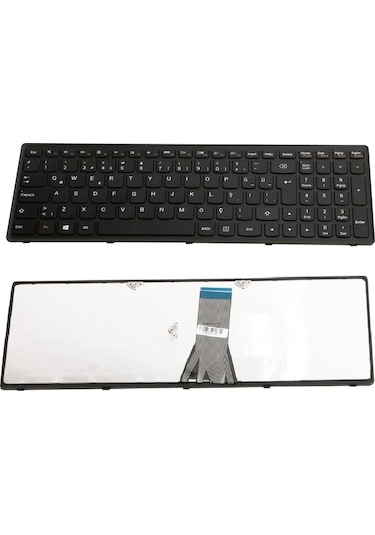 Lenovo Uyumlu Ideapad Z510 25212988 Notebook Klavye Tr Siyah
