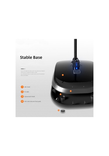 Kosona Usb Mikrofon Sk-30 Siyah Plastik -33db Hassasiyet 100 10khz Frekans Aralığı Ses Kaydı İçin