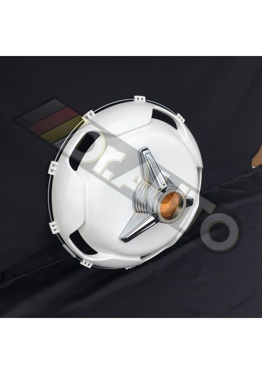 22.5 İnç Orta Boy Sarı Fırfırlı Jant Kapağı 4'lü Takım