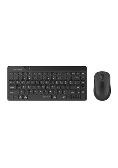 A4 Tech Fg2200 Aır2 Mini Kablosuz Klavye Mouse Seti, Usb, Siyah Optik