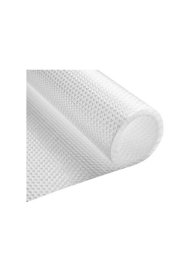 Sermat Eva Şeffaf Kaydırmaz Raf Dolap Ve Çekmece Örtüsü 45cm 5 Metre Beyaz