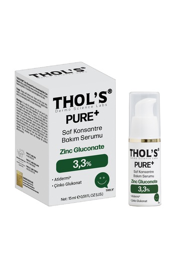 Thol's Pure+ Zinc Gluconate Konsantre Bakım Serumu 15 ML
