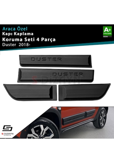 S-dizayn Dacia Duster 2 Kapı Koruma Seti 4 Prç 2018-2023 A+ Kalite