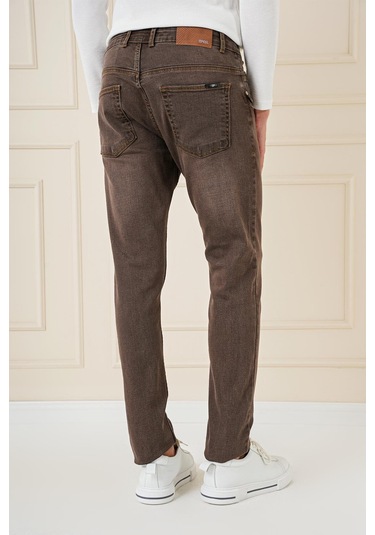 Denim Pnt 126 Moka Jean Pantolon Kahverengi