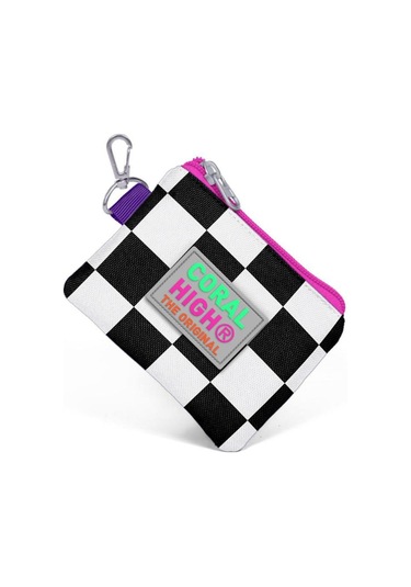 Coral High Kids Mor Dama Desenli Bozuk Para Çantası 21802