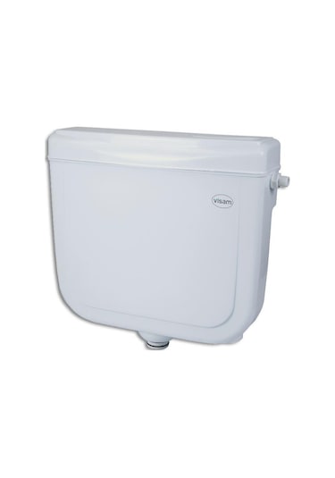 Visam Deniz 2000 Stoplu Spiral Dirsekli Klozet Üstü Rezervuar Beyaz