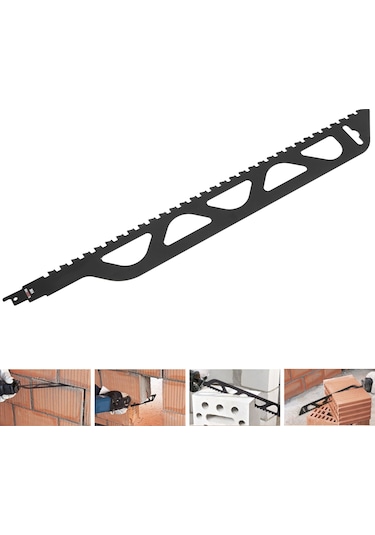 Lemestar Yüksek Dayanıklı Alaşımlı Çelik Taş Ve Tuğla Kesme Testere Bıçağı - 455mm