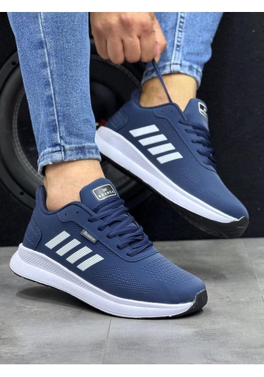 Khayt Bezero Su Ve Soğuk Dayanıklı Erkek Kadın Spor Ayakkabı Lacivert - Beyaz