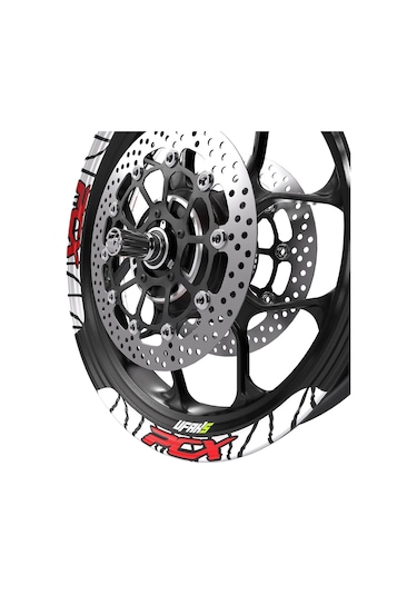 Honda Pcx Tasarımlı Jant Şeridi Kırmızı