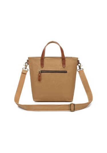 Kanvas Kumaş Kadın Çantası Elden Tutmalı Smart Bags 1328 Camel