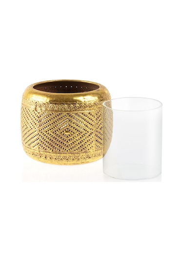 Madame Coco Dıodore Büyük Mumluk Muml000000000314x14x11 Cm-gold