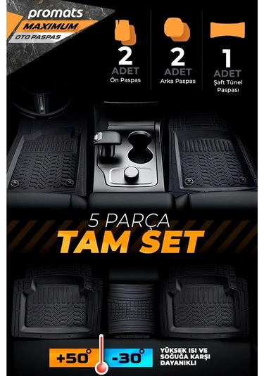 Hyundai Yeni İ20 4d Oto Paspas Maximum Siyah