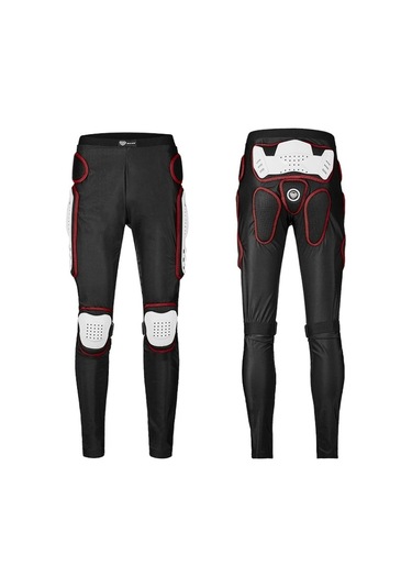Sones Sulaıte Motosiklet Kros Binme Koruyucu Kalça Pantolonu Kırmızı 2XL