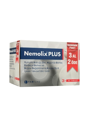 Nemolix Plus 30 Tablet 3 Al 2 Öde