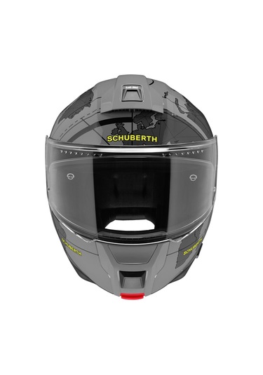Schuberth C5 Globe Grey Çene Açılır Motosiklet Kaskı Siyah