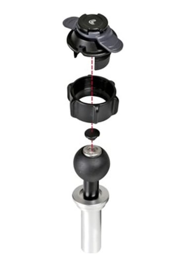 Lampa Opti-Tube 17-20,5Mm Üst Köprü Motosiklet Telefon Bağlantı A