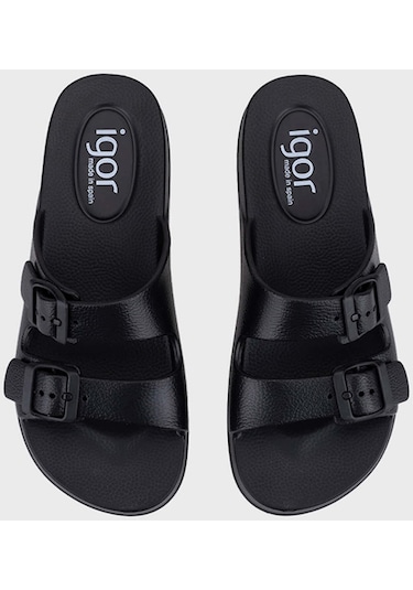 Igor S10318 Habana Terlik Siyah-siyah Siyah