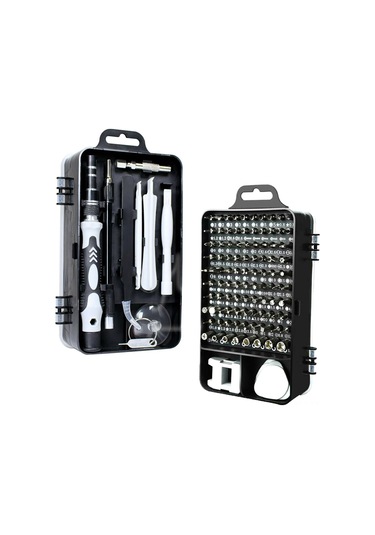 Shineyee Çelik Tornavida Seti 115 Parça - Saat, Telefon Tamiri İçin Çok Fonksiyonlu Tamir Aleti