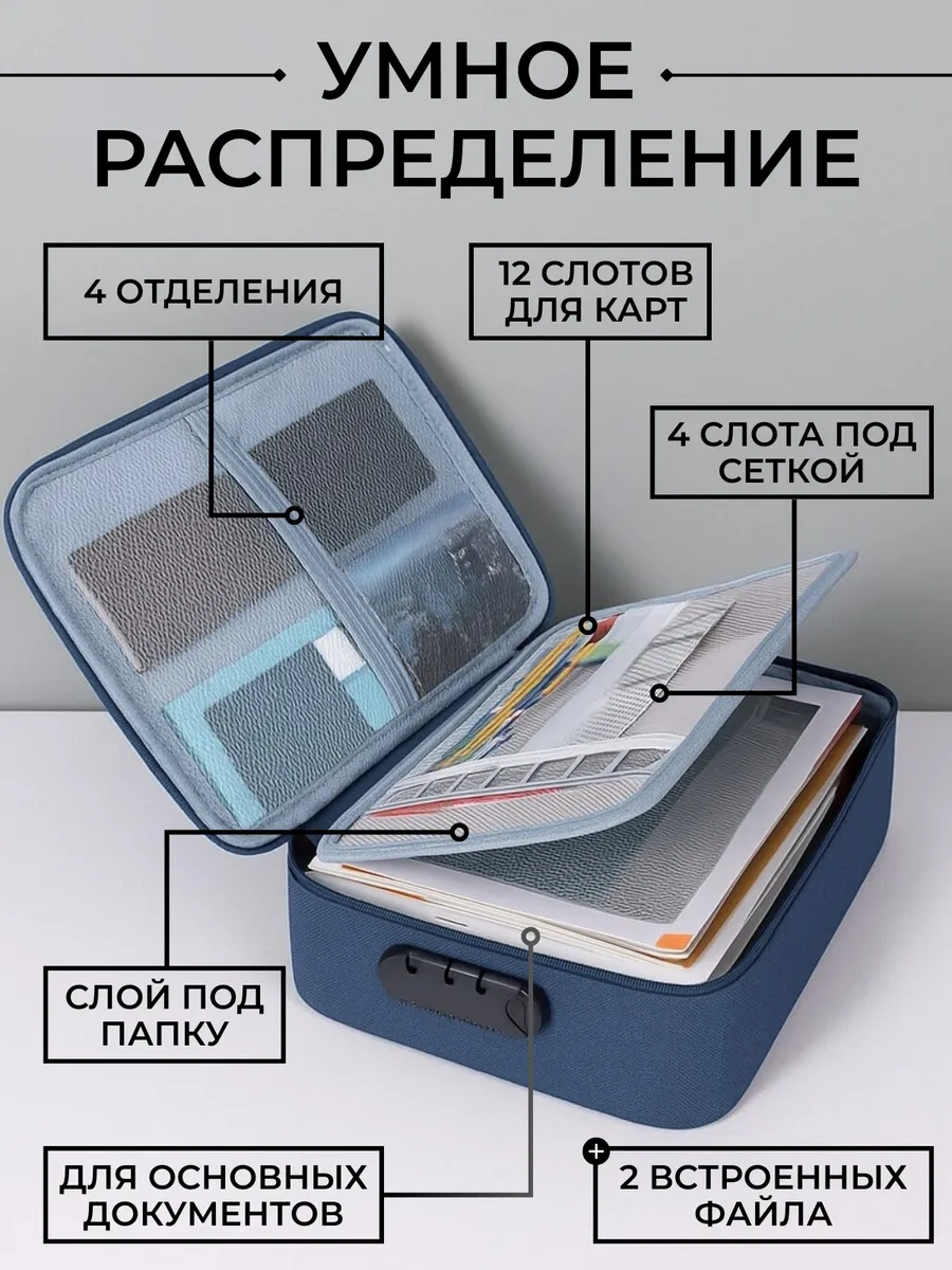 3ppl Belge Organizatörü 241893115 Mavi