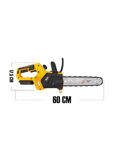 Millian MLN-12D Şarjlı Çift Akülü Dal Budama Makinesi