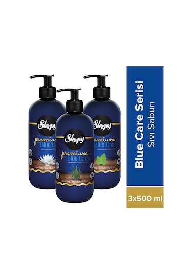 Sleepy Premium Blue Care Serisi Sıvı Sabun 3 x 500 ML