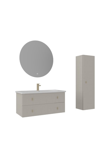 Orka Milazzo 100 Cm Callisto Banyo Dolabı Takımı Ve Boy Dolabı Beyaz