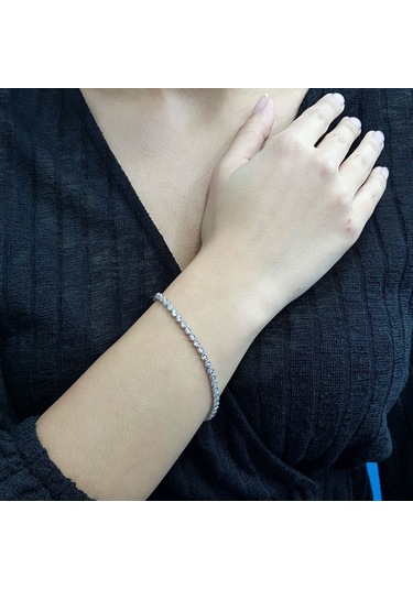 Lova 0,20 Karat Pırlanta Su Yolu Bileklik - 4070023